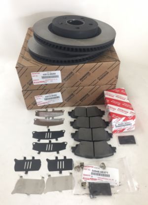 Picture of FRONT BRAKE KIT ROTORS TCMC PADS&SHIMS