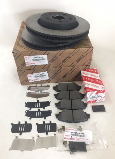 Picture of FRONT BRAKE KIT ROTORS TCMC PADS&SHIMS